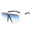 SHAUNA Oversize Goggle Sunglasses Fashion Integrated Gradient Lens Shades UV400