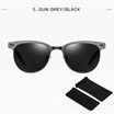 SHAUNA DESIGN Retro MenWomen Classic Square Polarized Sunglasses Drive Shades UV400 Protection