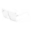 SHAUNA Oversize Flat Top Women Square Sunglasses Brand Designer Fashion Men Gradient Lens Shades