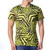 Fashion Mens O-neck Geometric Pattern Print Pullover T-Shirts