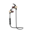 Wireless Magnetic Bluetooth in Ear Earbuds Magnetically Controlled with Microphone Noise Cancelling Oblique Sweat-proof