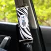 Huashi Auto Accessories Safety Belt Shoulder Head Pillowcase Cute Cartoon Seat Sleeping Pillow Child Seat Belt Belt Shoulder Pillow Case Thicken Zebra - Single Pack