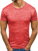 Summer Mens Round Neck T Shirt Short Sleeve Casual Tops