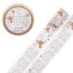 Kinbor PDA&paper tape 10mm7mhand book sticker color tape gold border DTB64258