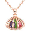 Austria Crystal Pendant Necklaces For Women Ladies Short Chain Necklaces Vintage Fashion Jewelry Accessories 27907