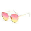 Unisex Cat-eye Sunglasses with Metal Frames