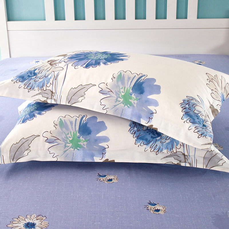 Yingxin cotton pillowcase high count high density twill printing pillow bagging a 48 74cm midsummer sleep beauty