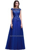 Elegant Burgundy Lace Bridesmaid Dresses Long Chiffon Wedding Party Dress