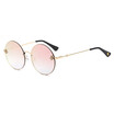 SHAUNA Little Bee Decoration Popular Women Round Gradient Sunglasses UV400
