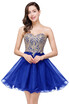Short Beaded Homecoming Cocktail Dress Prom Evening Party Pageant Gown Bridesmaid Dresses