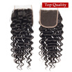 NamiHair Best Quality 4x4 Lace Closure Chinese Virgin Human Hair Deep Wave Natural Color Free Part Middle Part Three Part 8"-20"