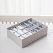 Finishing life underwear storage box underwear fabric finishing box household drawer storage box socks storage 18 grid