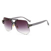 SHAUNA New Arrival Summer Styles Candy Color Women Rimless Square Sunglasses Oversized Men Tint Lens Sun Glasses UV400