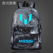 Student School Backpack Messi Backpacker Teenager Luminous Bags Multicolored Male&Female College Anti-theft Boys School Bag