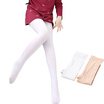 Jiesheng girls ballet socks dancing socks children pantyhose underwear socks practice stockings velvet stockings white M code