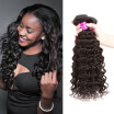 Wholesale Deep Wave 3Bundle Deals 100 Unprocessed Virgin Human Hair Weaving Natural Color Peruvian Remy Hair Bundles