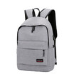 ZHANAO2018 new student bag mens solid color backpack casual outdoor backpack