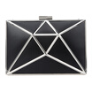 Fawziya 3D Rhombic Evening Clutch Hollow Design Wedding Purse