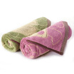 Shengwei towel home textiles cotton couple bear jacquard towel SW-14 purple green 2 installed