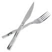 Jingdong supermarket Jirui chopsticks knife&fork classic series of stainless steel wave snake type 1 steak table knife fork tableware two sets of CZ5030