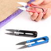 2pcs U-shaped stainless steel sewing scissors Embroidery Thread Cutter scissors cross-stitch sewing accessories