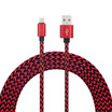 1METER Nylon Micro USB Cable Output 20A Fast Charge Wire nylon covered cable usb 1 meter Micro usb Cable