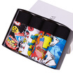 Nanjiren Mens Underwear Ice Silk Mid Waist Panties 4 Mixed Colors