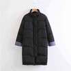 Winter new hooded large size parkas womens long cotton-padded coat