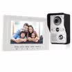 Romacci OWSOO 7 pulgadas con cable Video Timbre Monitor de interior con IR-CUT Cámara impermeable al aire libre Visual Intercom de audio bidireccional remoto