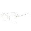 SHAUNA Classic Women Round Eyeglasses Frame Brand Designer Fashion Men Nail Decoration Optical Glasses Reading Glasses