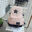 New Printed Backpack Canvas Leisure Travel Ladies Backpack Low-priced Mens Fashion Student Bag cat