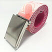 Women Fashion Casual Printing Cowboy Automatic buckle Canvas Belt
