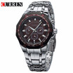 Relogio Masculino Mens Watches Top Brand Luxury Curren Original Watch Full Steel Quartz Wristwatches Fashion 8084