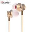Langsdom In-ear Cool Metal Earphones M430 super bass Stereo Volume Control for music Sports wire gaming Headsets with Microphone