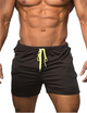 Mens Swimming Fitted Shorts Bodybuilding Workout Gym Running Tight Lifting Shorts