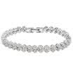 AAA Cubic Zirconia Tenis Pulsera para Las Mujeres Joyería de La Boda Clásica Señora Charm Bracelet Regalo del Día de San Valentín WHBD34