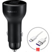 HUAWEI 45V5A Car phone Fast Charger Dual USB Output Applicable to Huawei P20Mate10P10nova3e Series Black