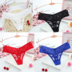 Lbellagiovanna 4 pack Women Sexy Lace G-stiring Briefs Thongs Underwear Lace Panties Intimates Solid Lingerie Female Bragas6031p4