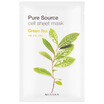 MISSHA Pure Source Sheet Facial Mask Green Tea 25ml Moisturizing Mask for Men&Women