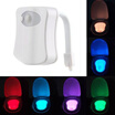 816 Color LED Motion Sensing Automatic Bathroom Toilet Night Motion Activated Lamp