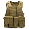 Tactical Military Swat Field Battle Airsoft Molle Combat Assault Plate Carrier Vest
