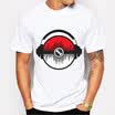JCCHENFS 2018 Descuento ventas jugador de la música Pokemon Ball patrón de manga corta camiseta de los hombres Tops Hip-hop camise