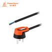 Baoer Xingke 10A three core three plug bare wire tail office home industrial switch adapter cable extension cord black orange 3 m 3PG-MP00004 MPCTTE0030