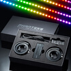 Chasing the Wind PHANTEKS DRGB_SKT chassis illusion light controller 3 pin 5V version with 2x400mm Symphony DRGB lights support motherboard programming & can be used independently