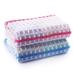 Yaguang towel home textiles cotton yarn-dyed weak twist rainbow cabinet towel absorbent soft towel two pieces red blue 85g Article 34x72cm