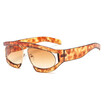 SHAUNA Fashion Women Goggle Sunglasses Vintage Men GradientClear Lens Shades UV400