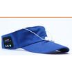 Bluetooth headset musical empty top lady sports baseball cap