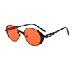 SHAUNA Vintage Punk Style Women Oval Sunglasses Spring Decoration Fashion Men Goggle Glasses UV400