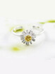 ONICE 925 Sterling Silver Rings accented with Daisy Flower WQJ011