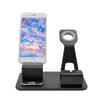 Small B Apple Mobile Watch Soporte dos en uno Aleación de aluminio Cuenta de carga de una pieza Base de carga Accesorios exclusivos AF19 Black